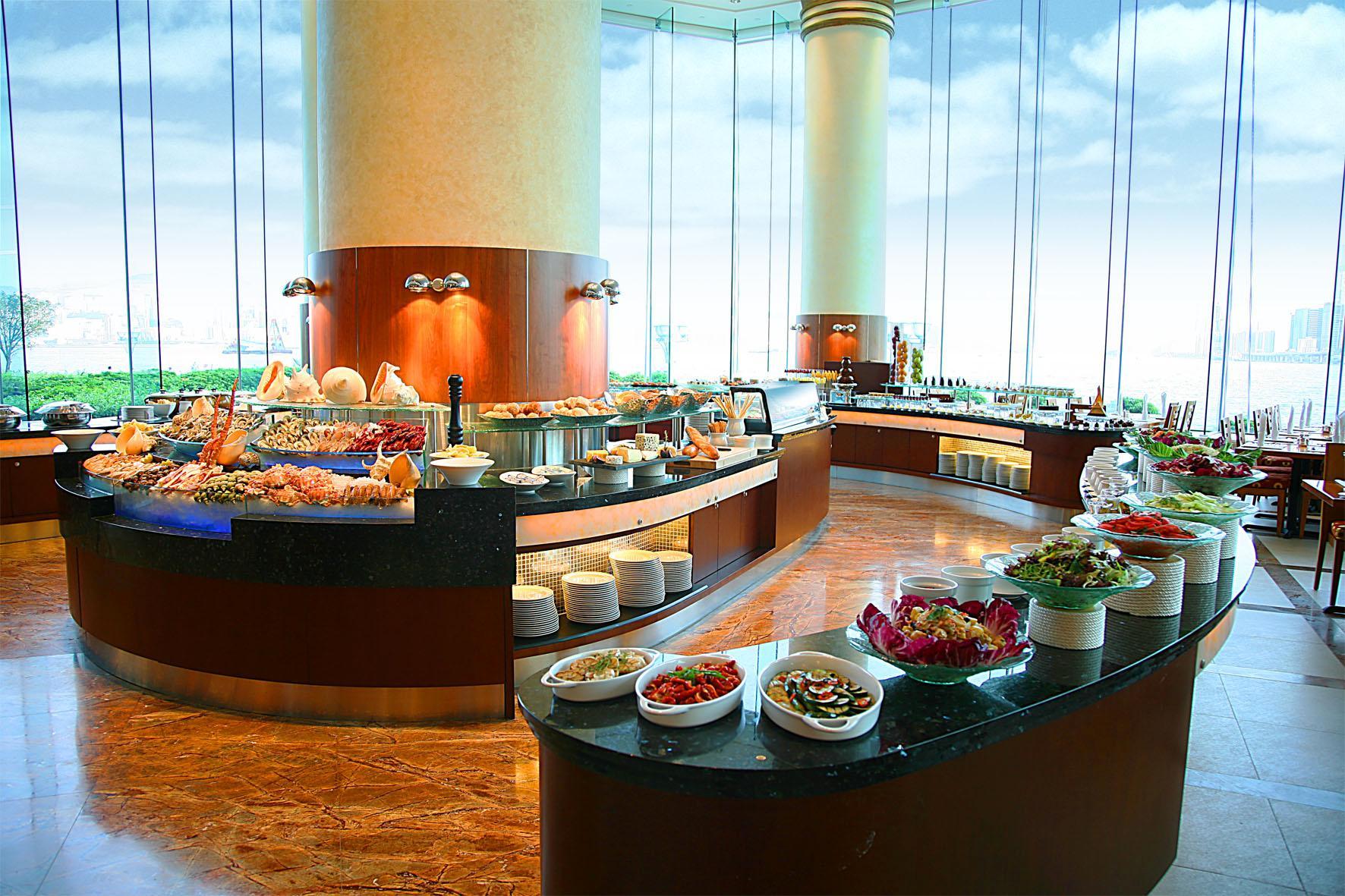 Harbour Grand Kowloon Hong Kong Exterior foto A buffet at a hotel