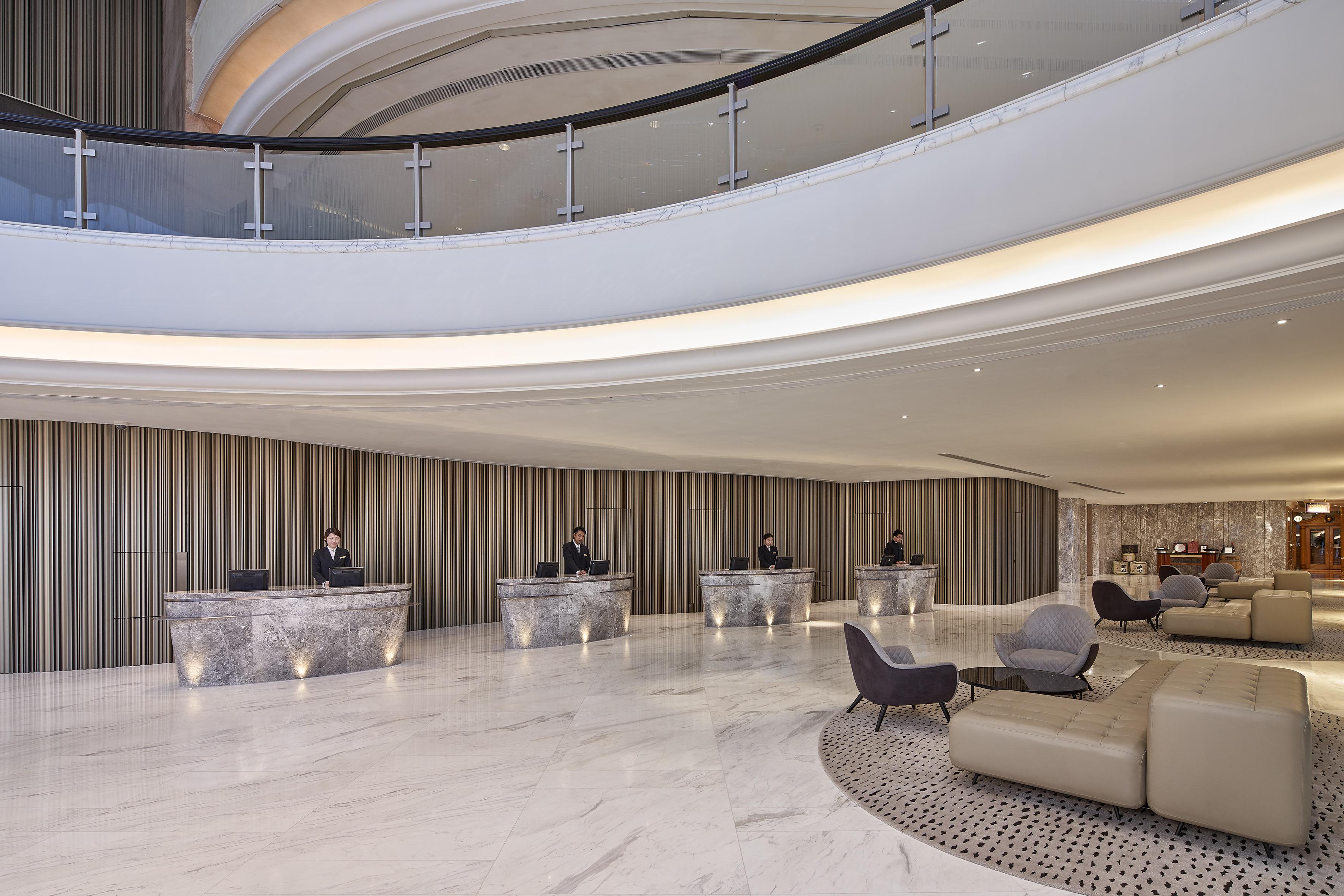 Harbour Grand Kowloon Hong Kong Exterior foto The lobby of the hotel