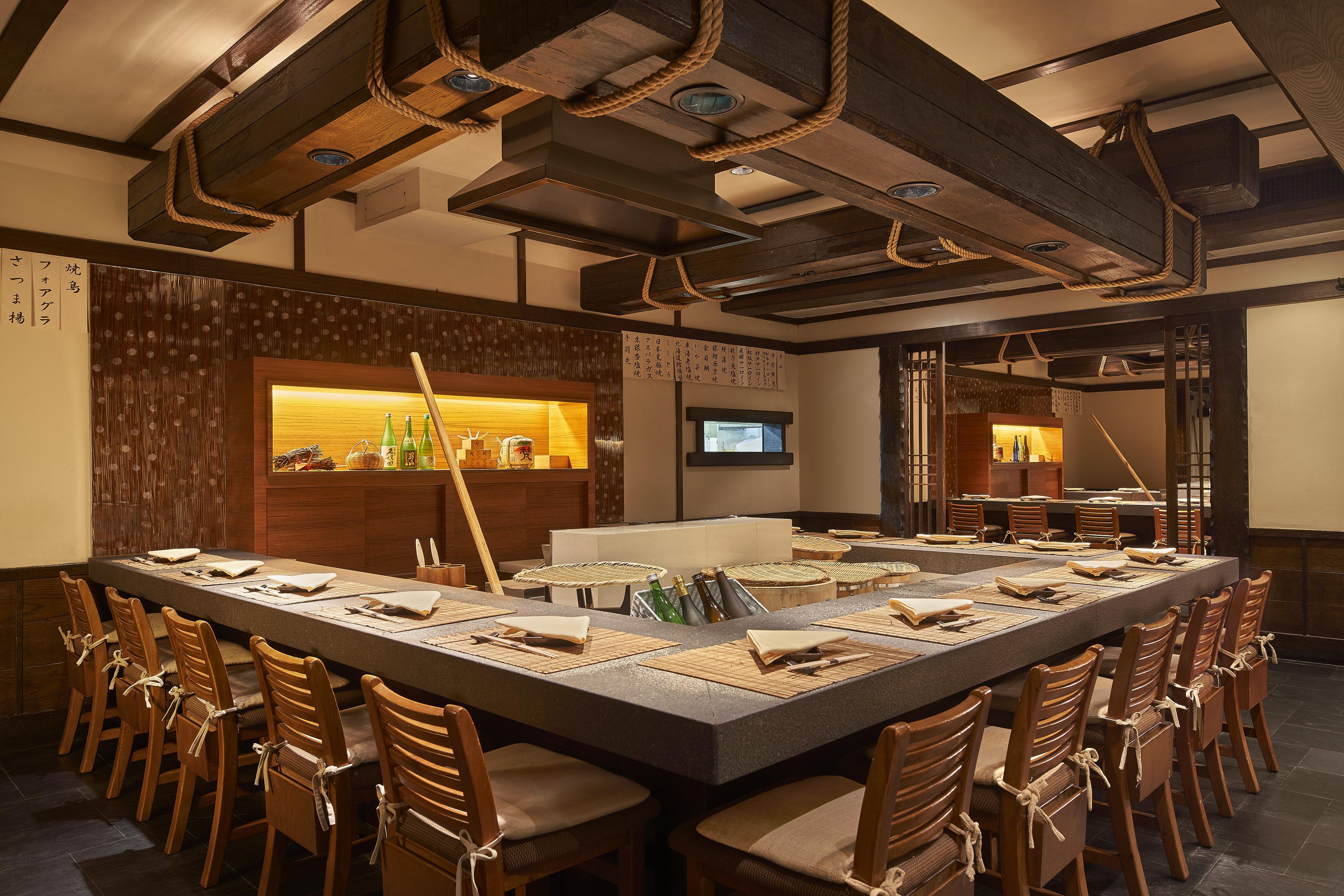 Harbour Grand Kowloon Hong Kong Exterior foto Interior of a restaurant in Tokyo