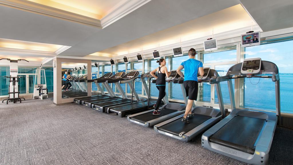 Harbour Grand Kowloon Hong Kong Exterior foto The gym at the hotel